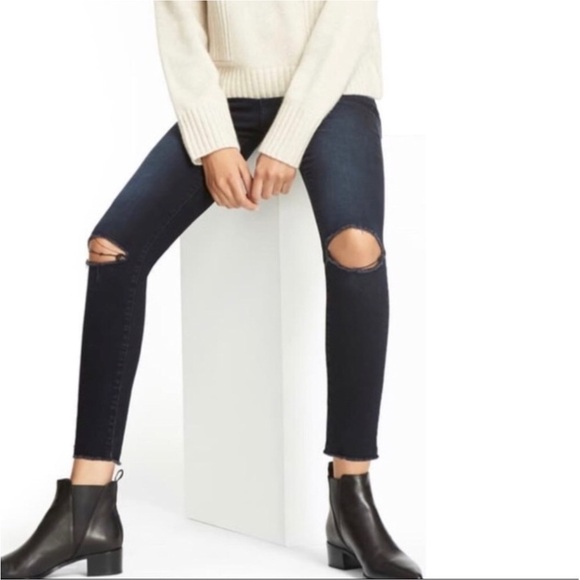 Frame Le High Skinny Jeans In Sterling - Picture 4 of 10